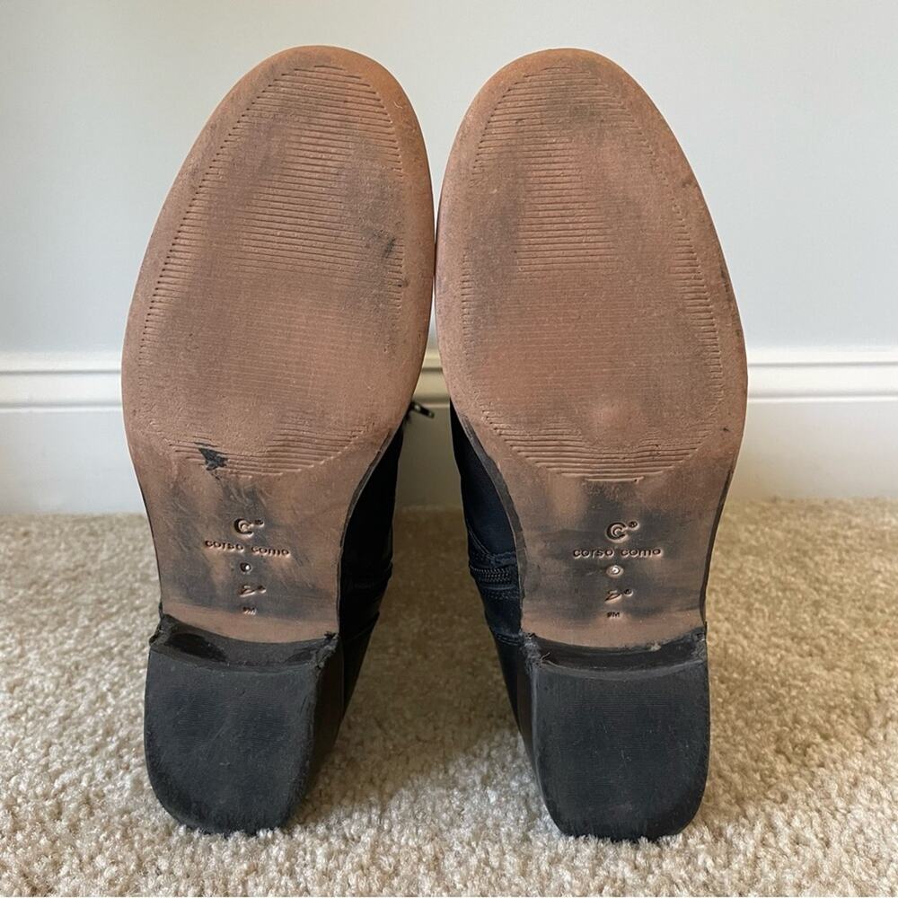 Corso Como Black Leather Boots 9M - Picture 9 of 13